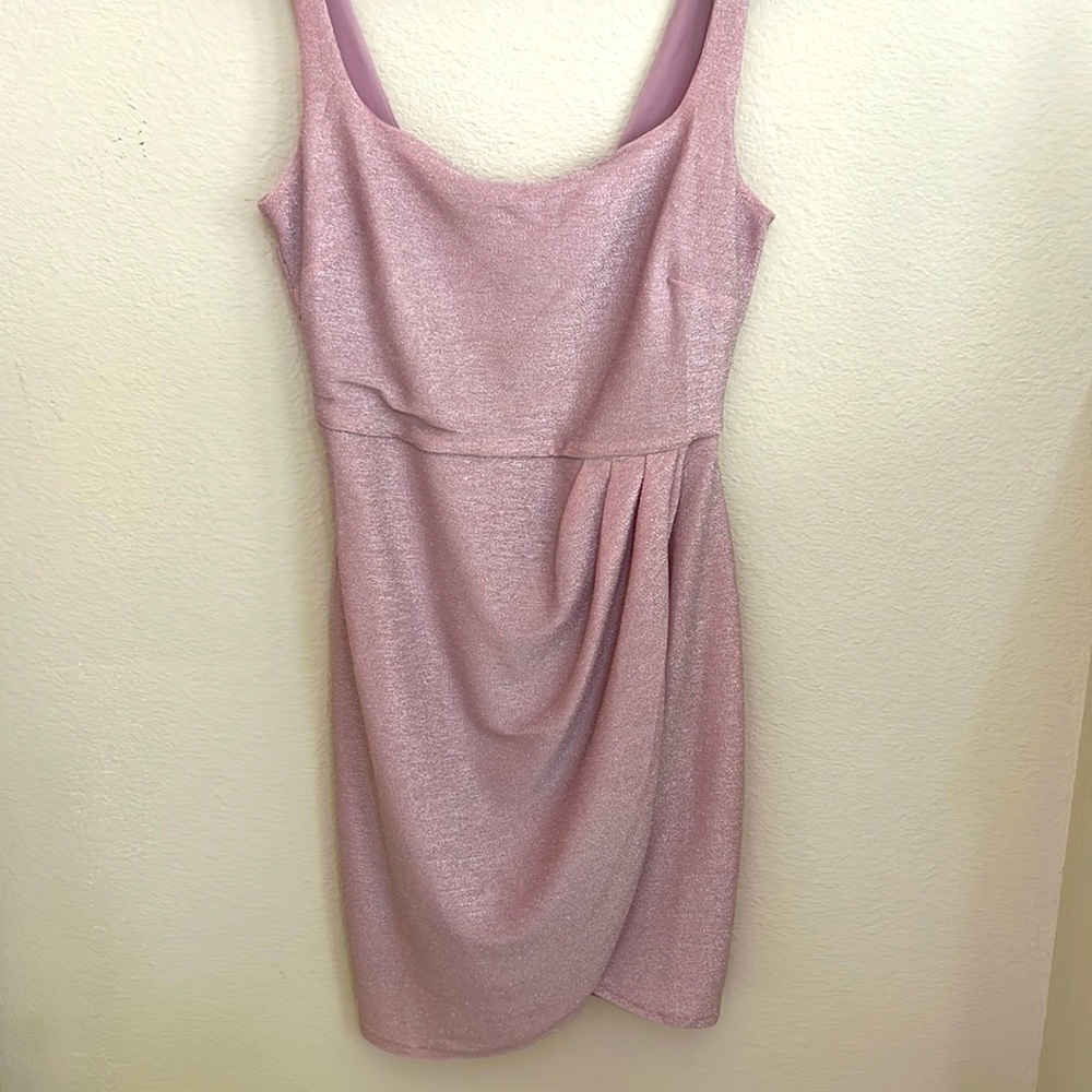 Purple tulip dress